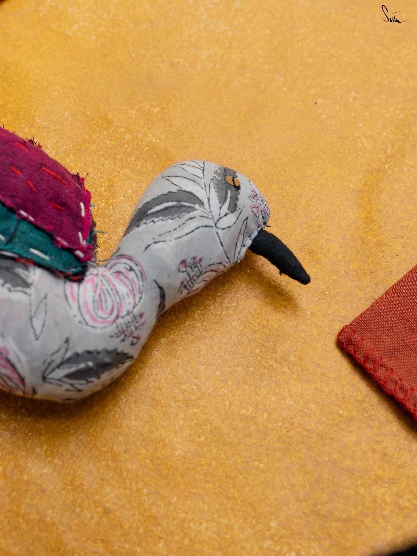 Jolly Joo Multicolor Cotton Bird Stuffed Toy