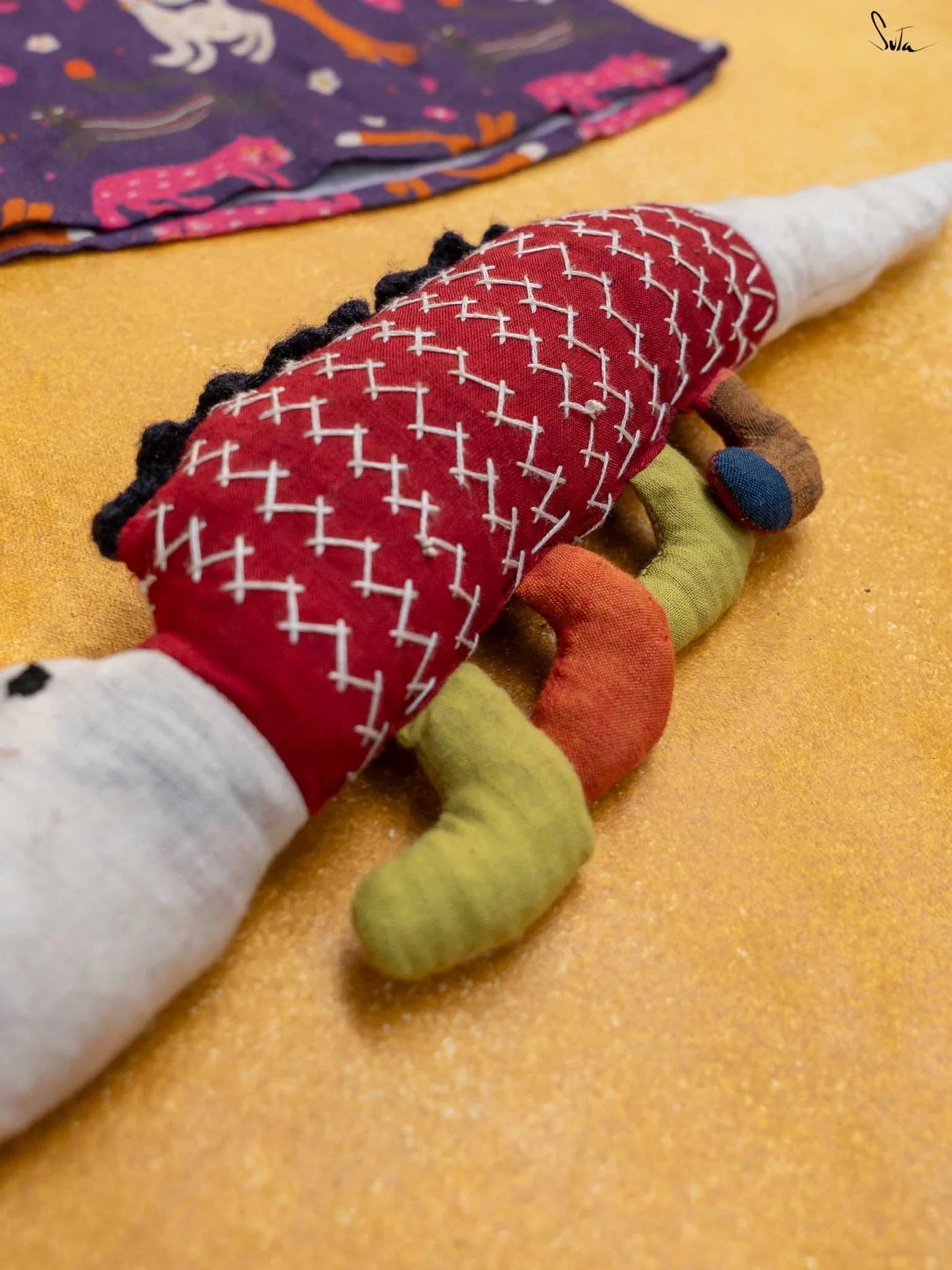 Crocopop Multicolor Cotton Crocodile Stuff Toy