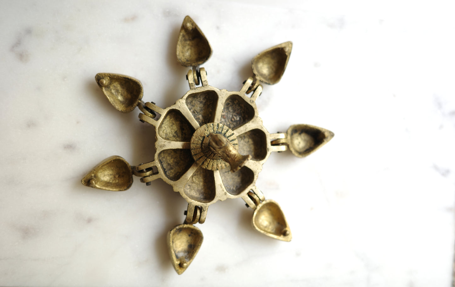 Handcrafted Brass Kumkum Holder