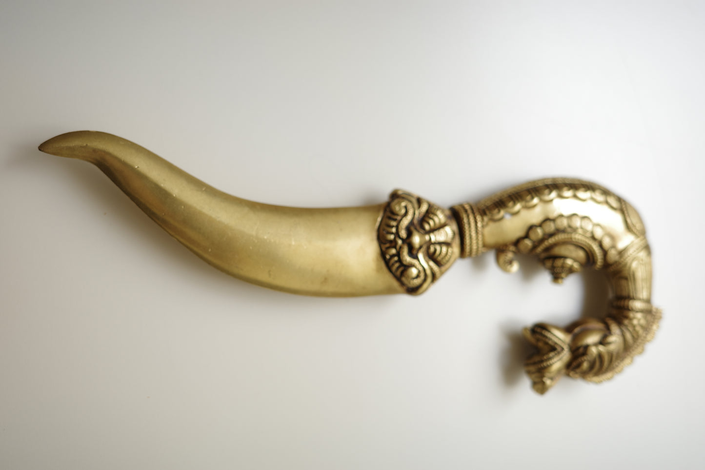 Hand Carved Brass Knife