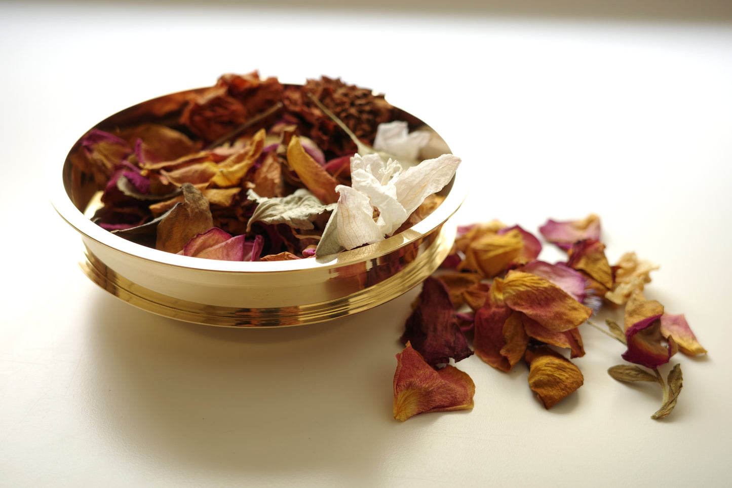 Handcrafted Brass Urli - 17.5 cm