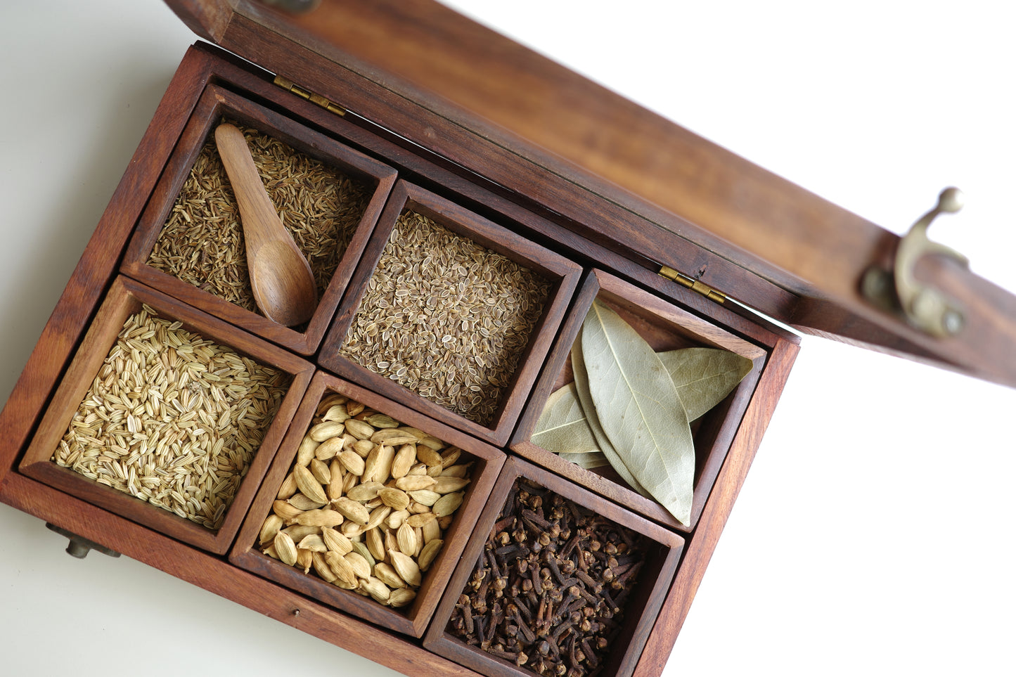 Handcrafted wooden Tea/Spice Storage