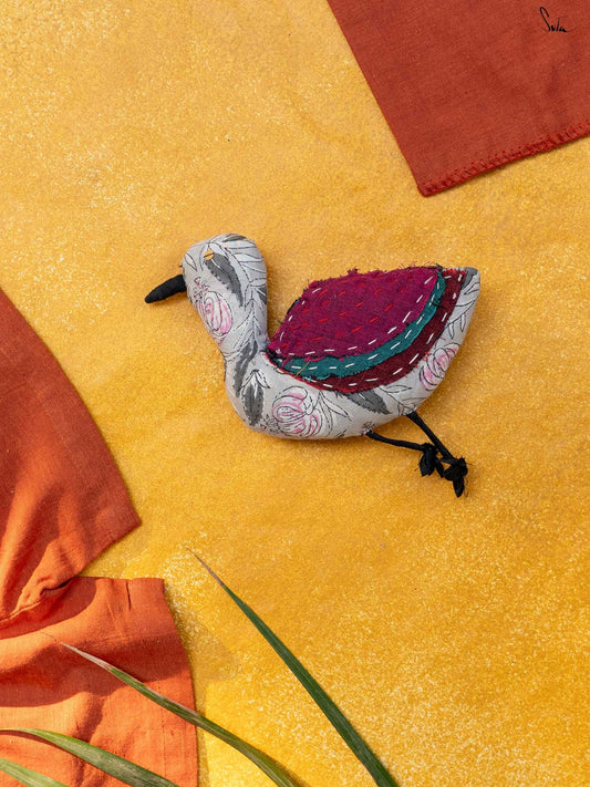 Jolly Joo Multicolor Cotton Bird Stuffed Toy