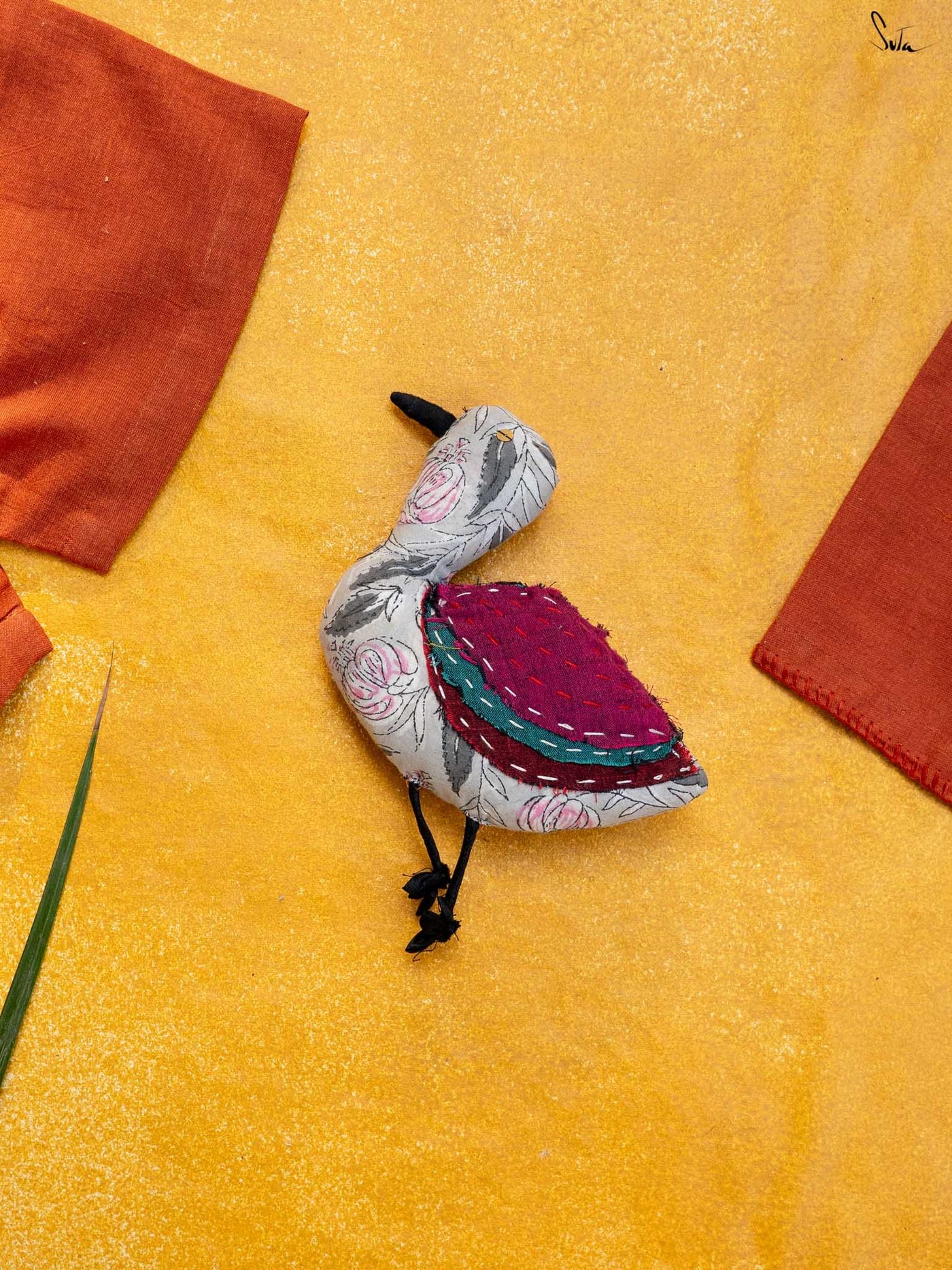 Jolly Joo Multicolor Cotton Bird Stuffed Toy