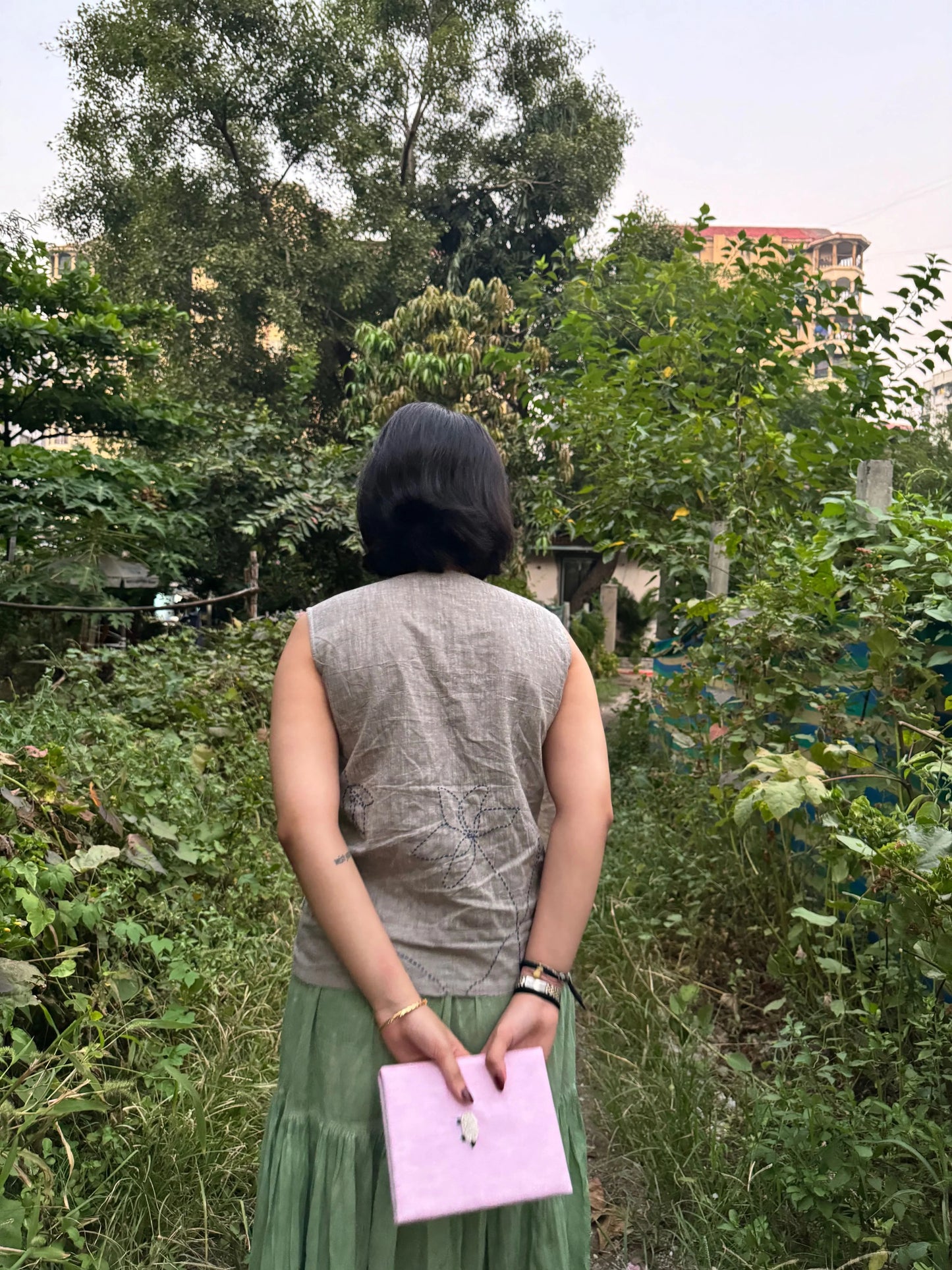 Say No to Sleeves – Wildflower Linen Top