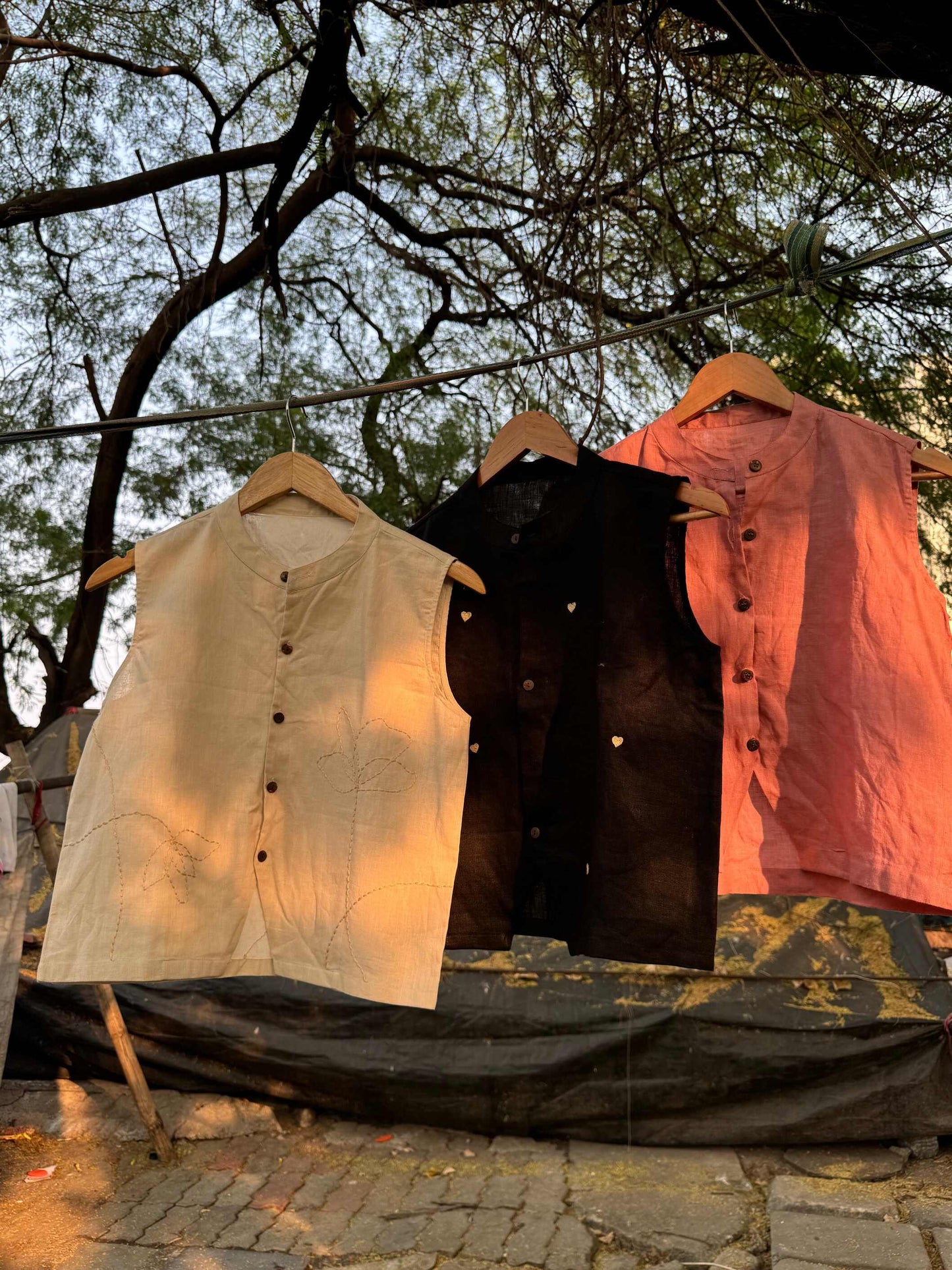 Say No to Sleeves – Wildflower Linen Top