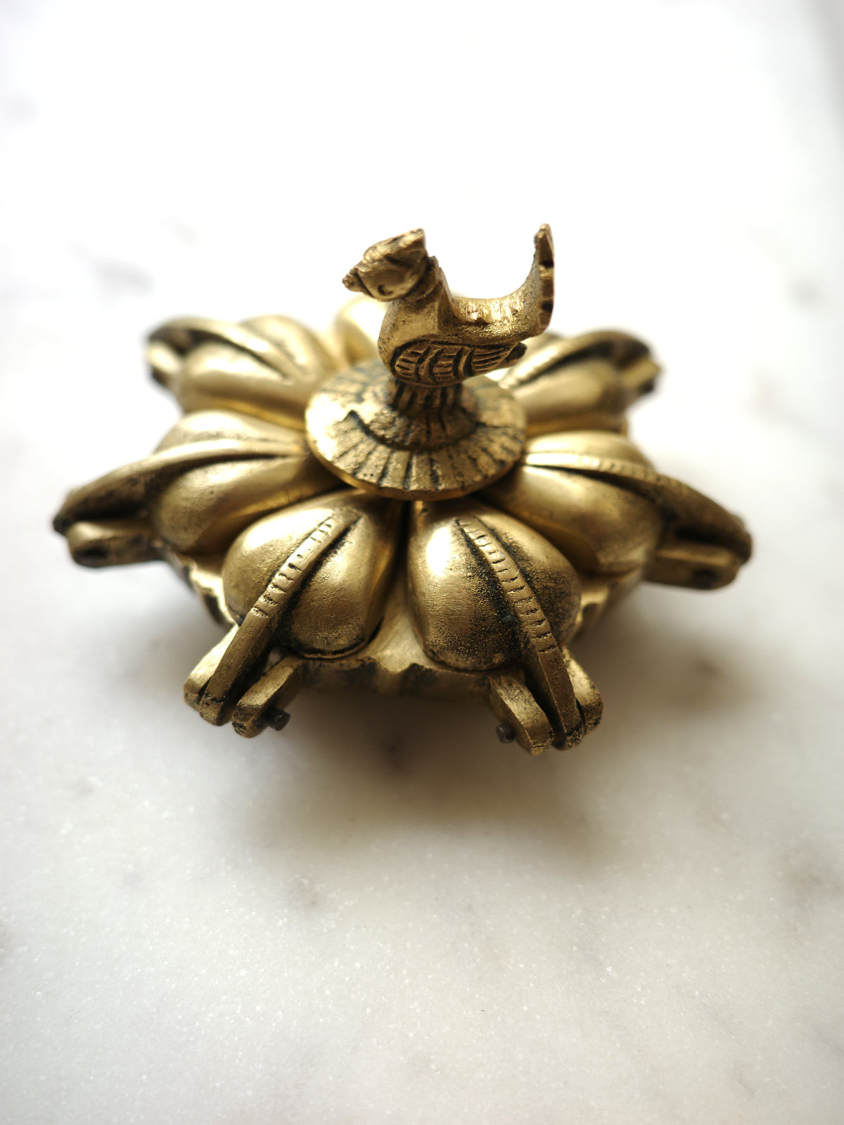Handcrafted Brass Kumkum Holder