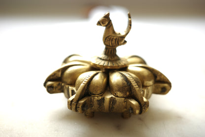 Handcrafted Brass Kumkum Holder