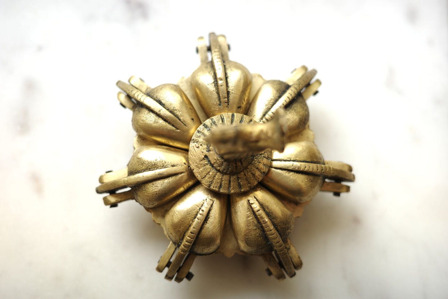 Handcrafted Brass Kumkum Holder