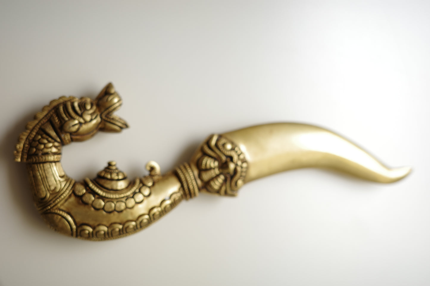 Hand Carved Brass Knife