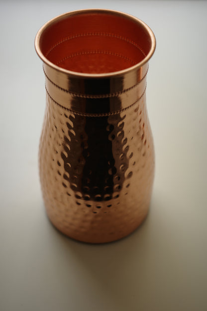 Hammered Copper Water Carafe