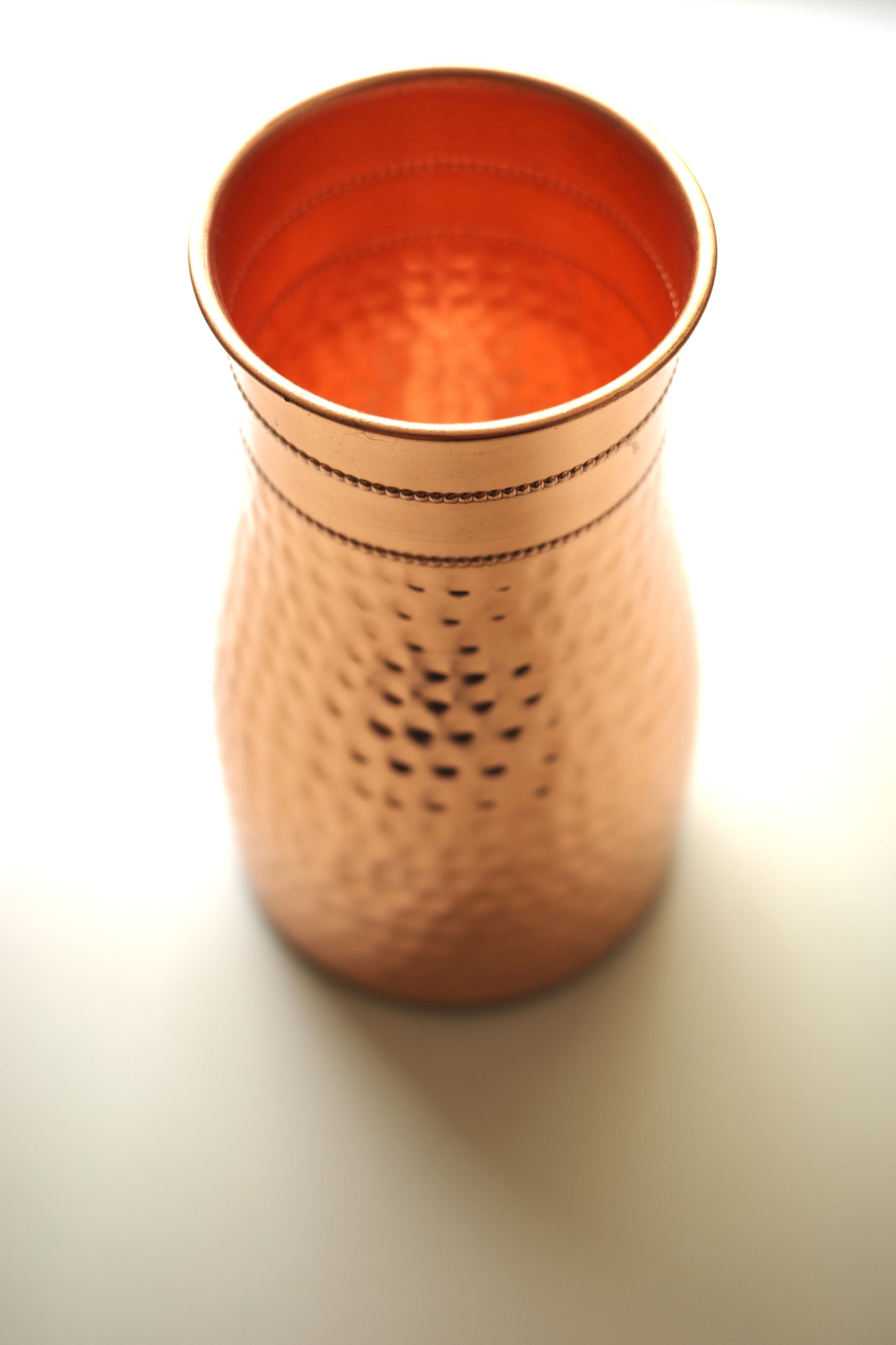 Hammered Copper Water Carafe
