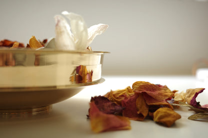 Handcrafted Brass Urli - 17.5 cm