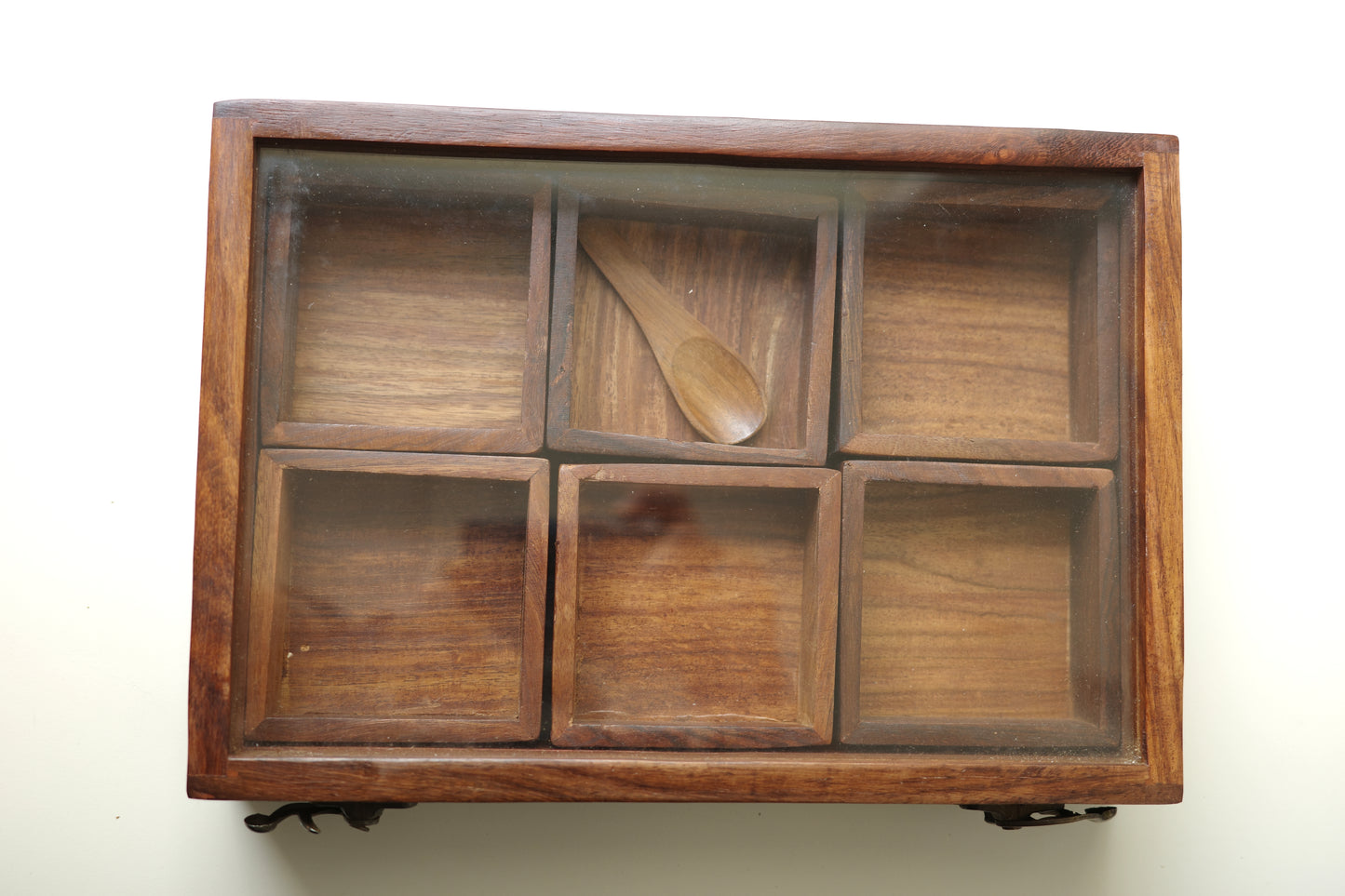 Handcrafted wooden Tea/Spice Storage