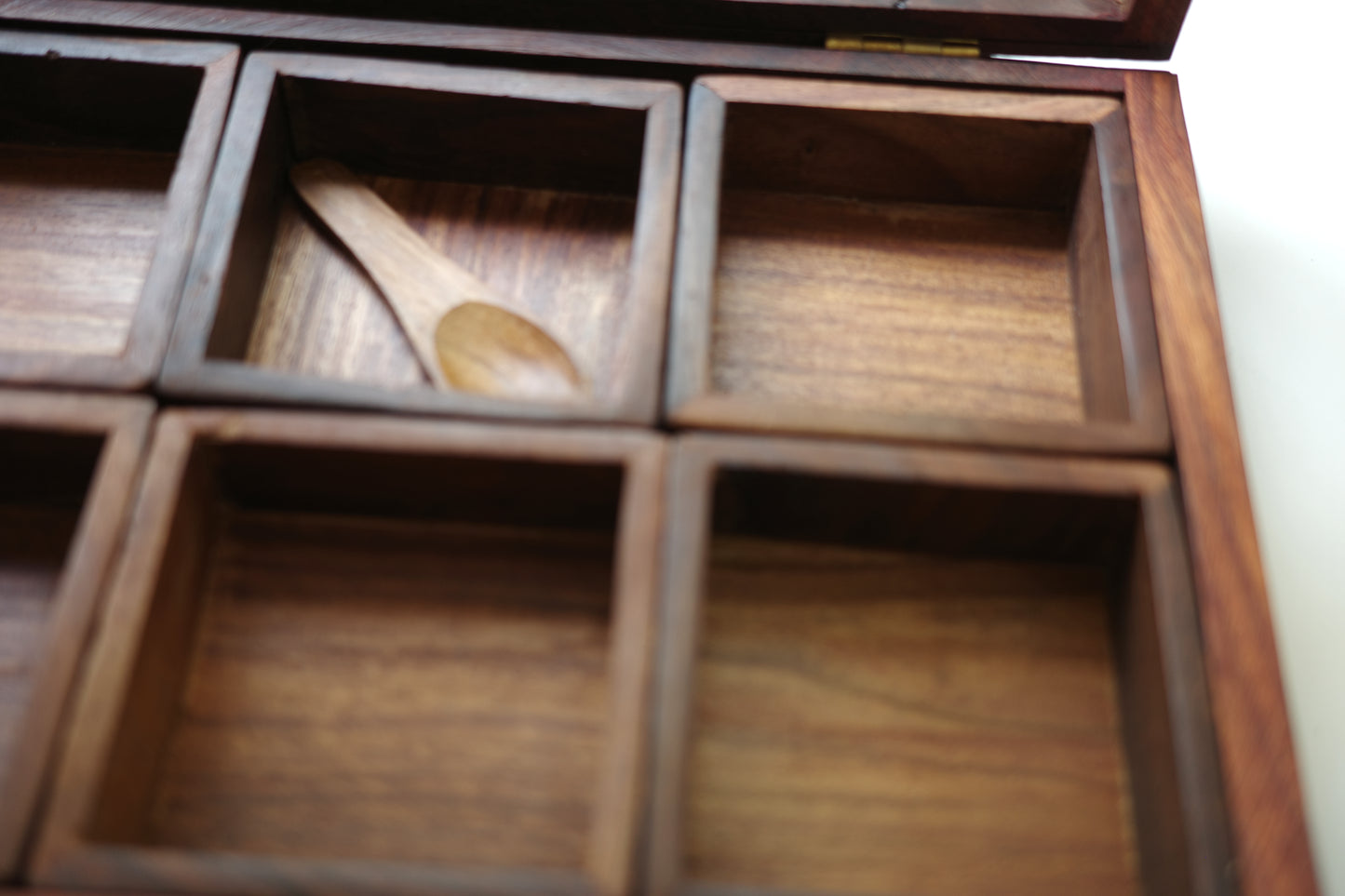 Handcrafted wooden Tea/Spice Storage