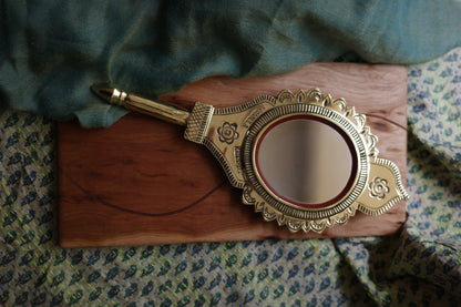 Handmade Aranmula Kannadi Metal Mirror
