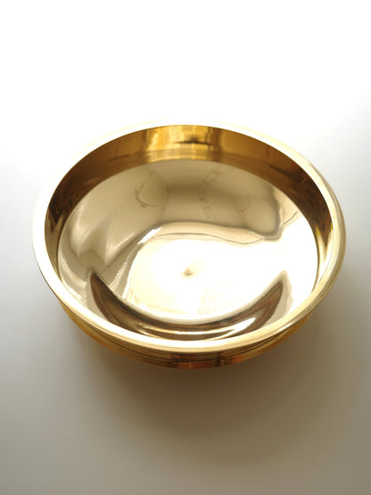 Handcrafted Brass Urli - 17.5 cm